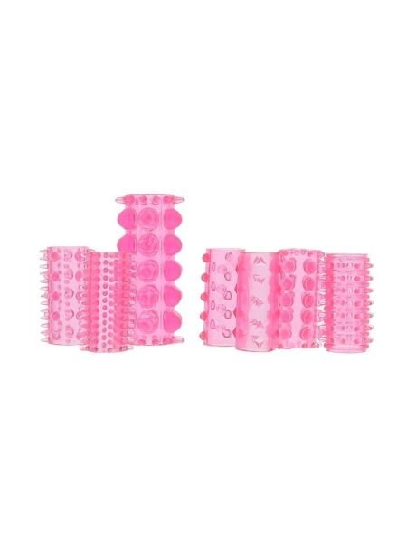 Stymulator-ONE-A-DAY PENIS SLEEVES PINK - 2